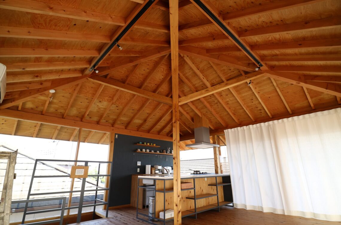 伊勢崎の屋根の上
